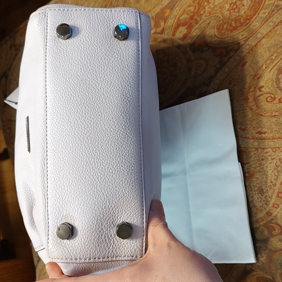 Rebecca Minkoff NWT Micro Perry Leather crossbody satchel in Pale Lilac MSRP$295 - Picture 3 of 16